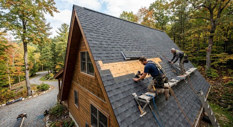 A Frame Roof Repair in Golden, CO