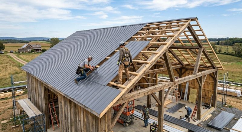 Barn Roof Construction in Golden, CO