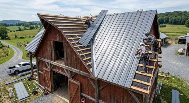 Barn Roof Installation in Golden, CO