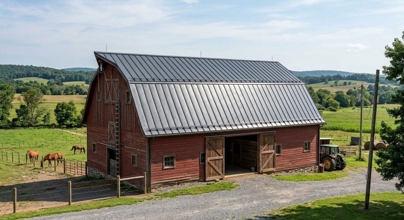 Barn Roof Replacement in Evergreen, CO