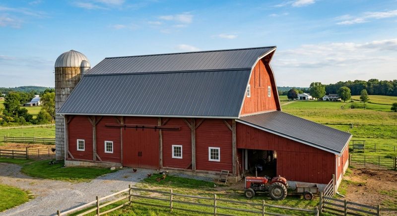 Barn Roof Replacement in Park County, CO
