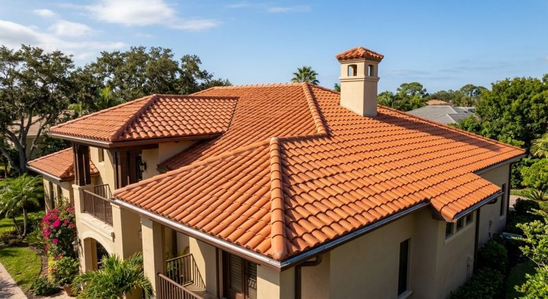 Barrel Tile Roof Installation in Golden, CO
