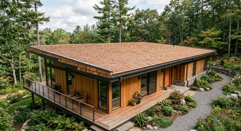 Cedar Shake Roof Construction in Conifer, CO