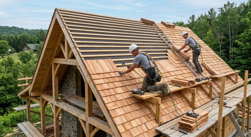 Cedar Shake Roof Construction in Gilpin County, CO