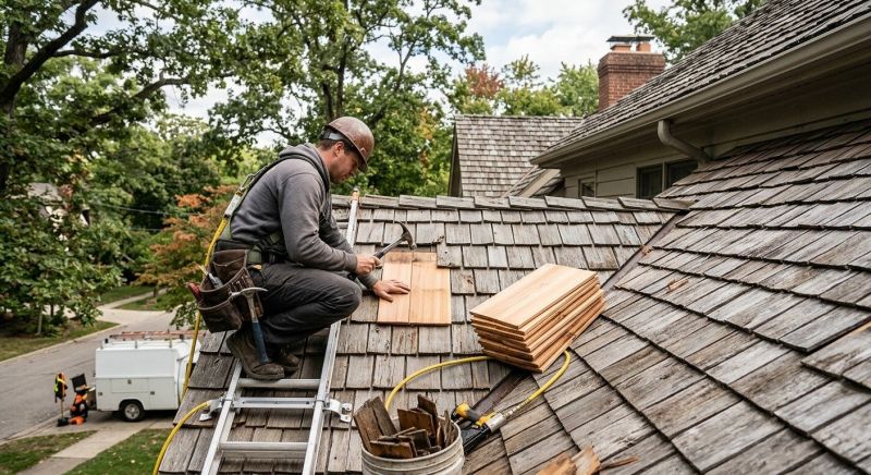 Cedar Shake Roof Repair in Golden, CO
