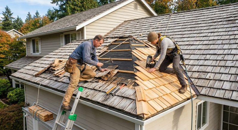 Cedar Shingles Repair in Evergreen, CO