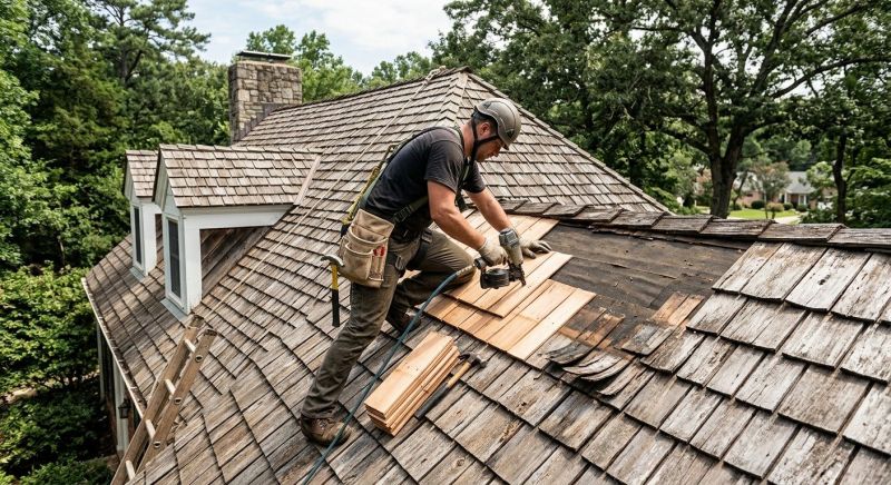 Cedar Shingles Repair in Littleton, CO