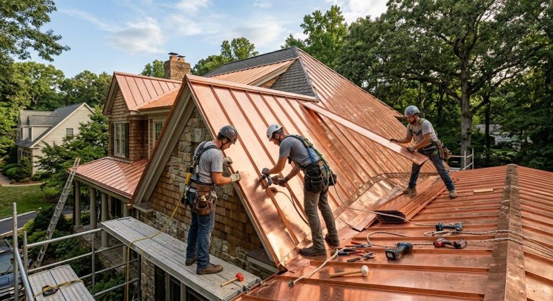 Copper Roof Installation in Golden, CO