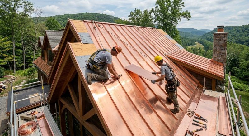 Copper Roof Installation in Golden, CO