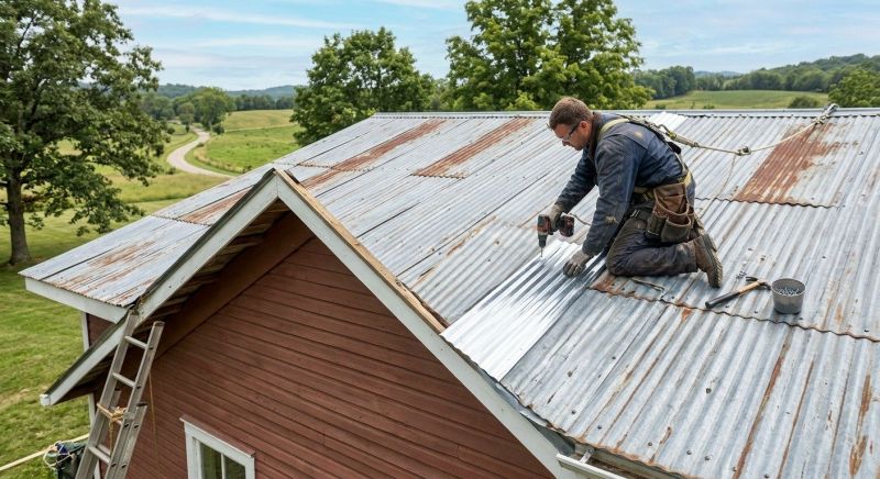 Corrugated Roof Repair in Black Hawk, CO
