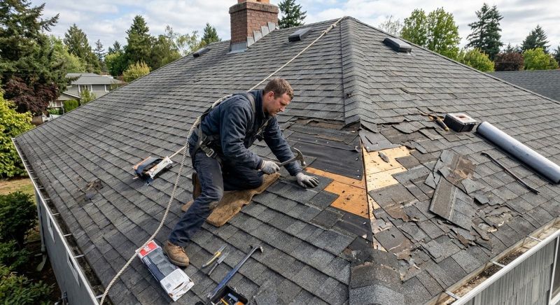 Damaged Roof Repair in Denver County, CO