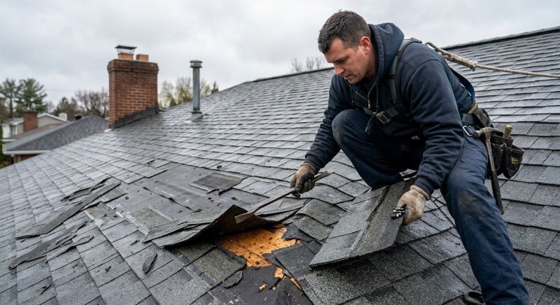 Damaged Roof Replacement in Wheat Ridge, CO