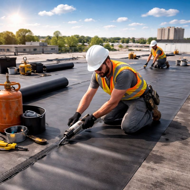 Epdm Roof Installation in Denver County, CO