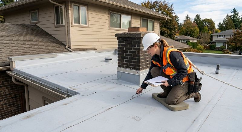 Flat Roof Inspection in Golden, CO