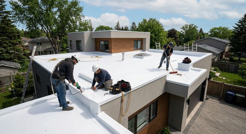Flat Roof Installation in Boulder, CO