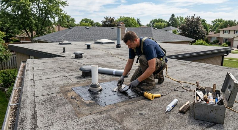 Flat Roof Repair in Englewood, CO