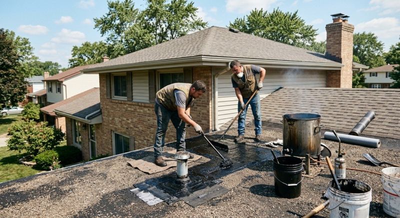 Flat Roof Tar Repair in Golden, CO