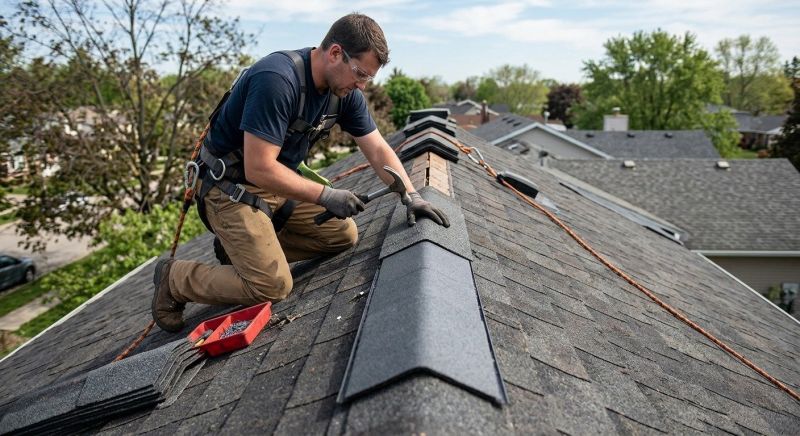 Ridge Cap Repair in Golden, CO