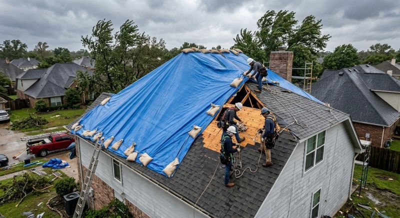 Roof Damage Restoration in Conifer, CO