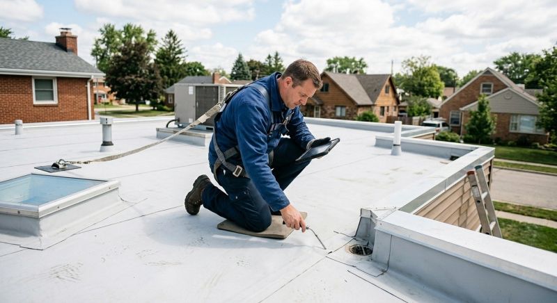 Rubber Roof Inspection in Golden, CO