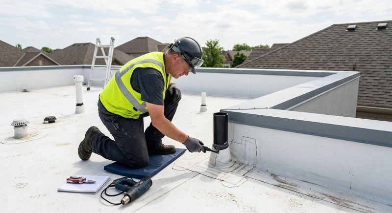 Rubber Roof Inspection in Golden, CO