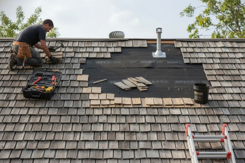 Shake Shingle Repair in Lafayette, CO