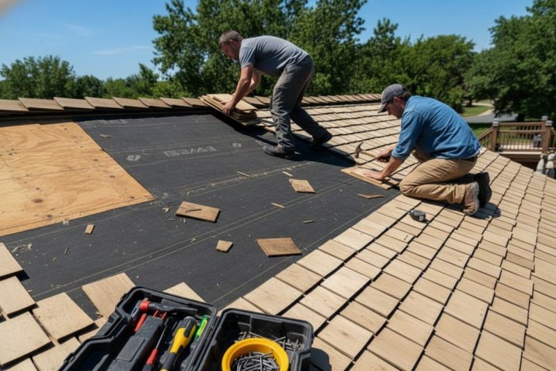 Shake Shingle Repair in Littleton, CO