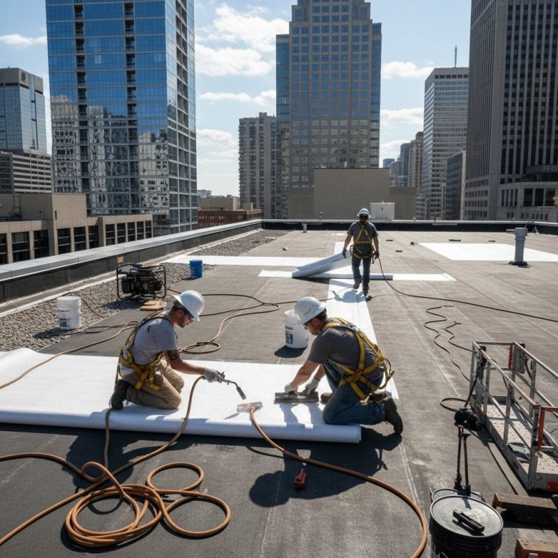 Single Ply Roof Repair in Denver, CO