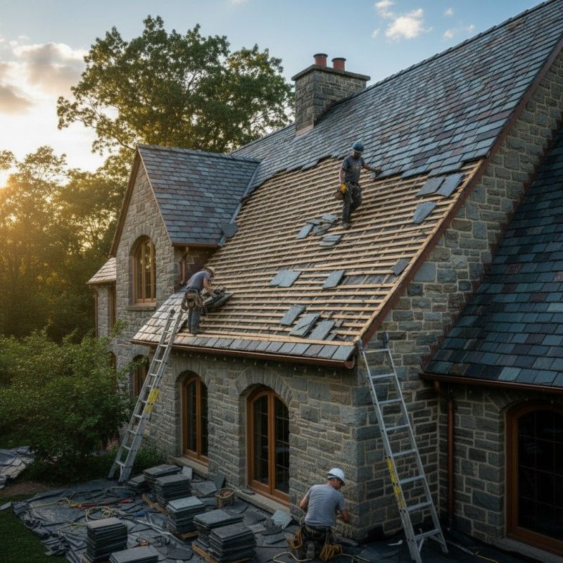 Slate Roof Replacement in Denver, CO