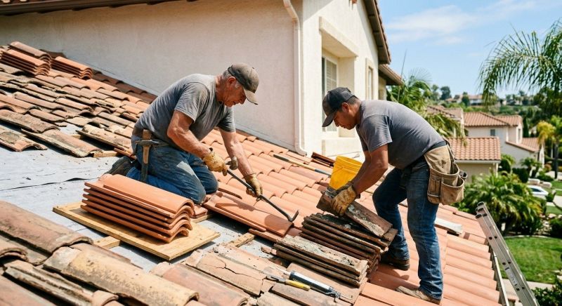 Spanish Tile Roof Repair in Golden, CO