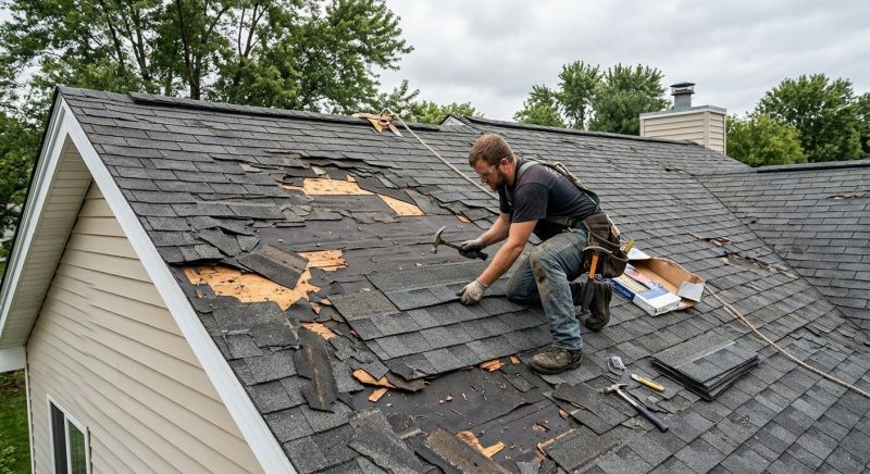 Storm Damage Roof Repair in Commerce City, CO