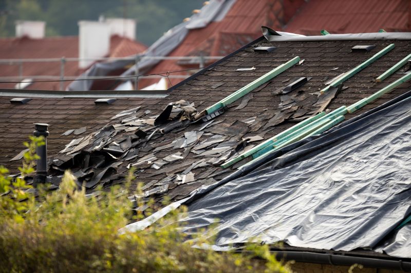 Storm Damage Roof Tarping in Golden, CO
