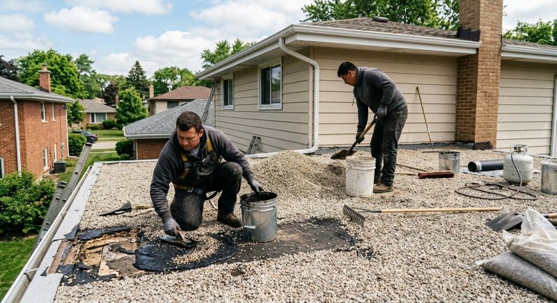 Tar And Gravel Roof Repair in Black Hawk, CO