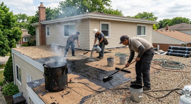 Tar And Gravel Roof Repair in Broomfield, CO