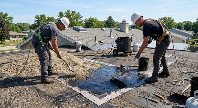 Tar And Gravel Roof Repair in Jefferson County, CO