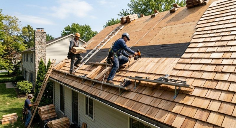 Wood Roofing Installation in Denver County, CO