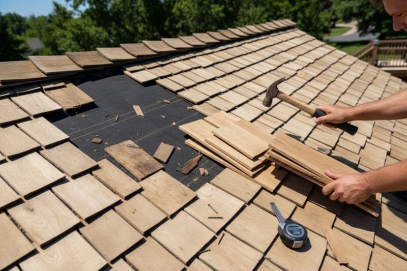 Wood Shake Roof Repair in Englewood, CO