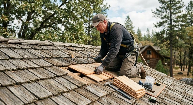 Wood Shake Roof Repair in Wheat Ridge, CO