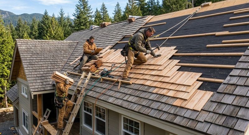 Wooden Roof Installation in Golden, CO